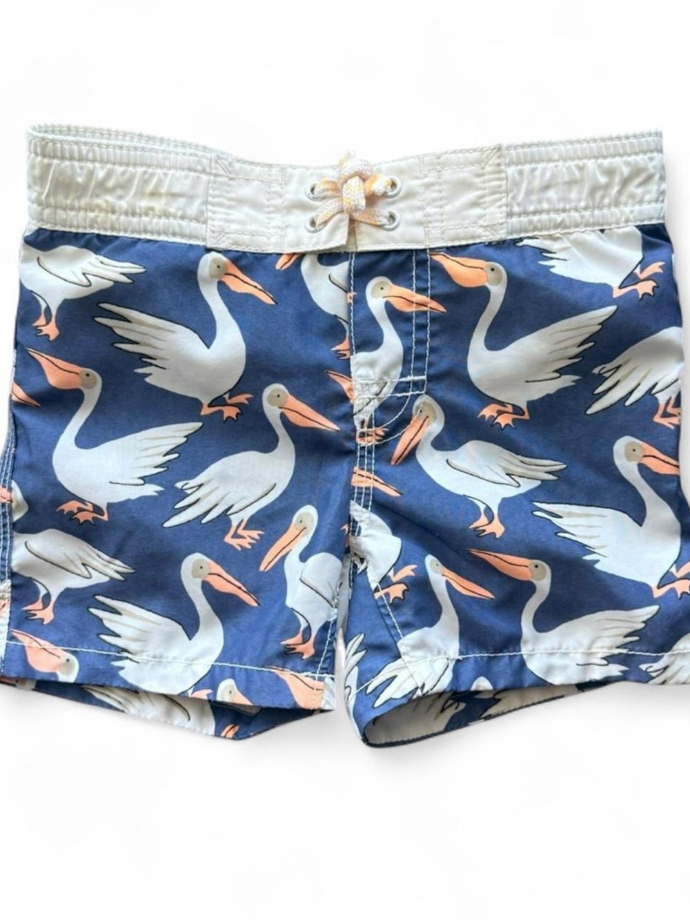 Baby Gap Boys' Blue Pelican Print Swim Shorts Size 18-24 Months